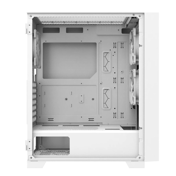 Кутия за компютър Montech AIR 1000 LITE, Mid-tower Case, TG, 3x120mm Fans, White - MONTECH-AIR-1000-LITE-WH