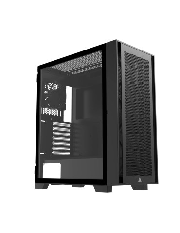 Кутия за компютър Montech AIR 1000 LITE, Mid-tower Case, TG, 3x120mm Fans, Black - MONTECH-AIR-1000-LITE-BK