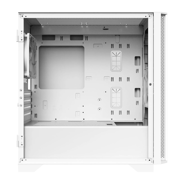 Кутия за компютър Montech AIR 100 LITE, Micro ATX Case, TG, 2x120mm Fans, White - MONTECH-AIR-100-LITE-WH