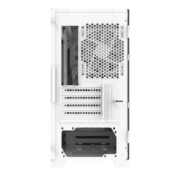 Кутия за компютър Montech AIR 100 LITE, Micro ATX Case, TG, 2x120mm Fans, White - MONTECH-AIR-100-LITE-WH