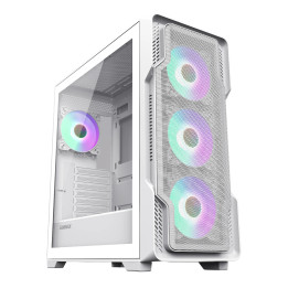 Кутия за компютър Gamemax SIEGE White, EATX, Addressable RGB - GM-14100901688