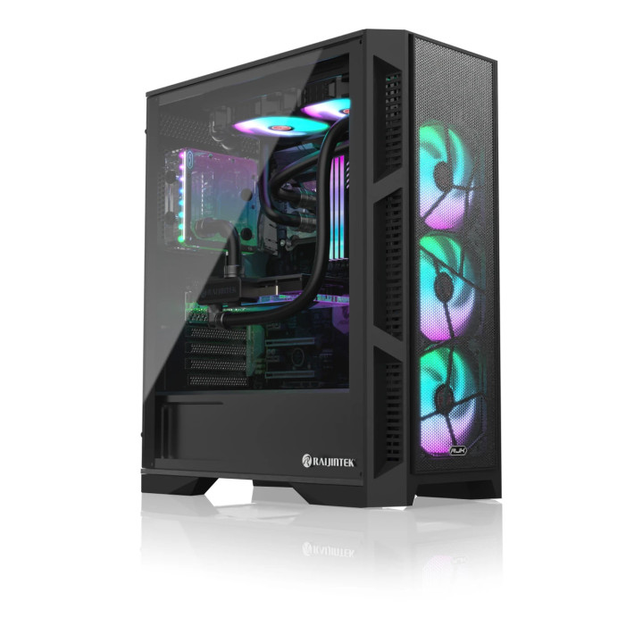 Кутия за компютър Raijintek ARCADIA III - MS4, ATX, Addressable RGB - 0R20B00247