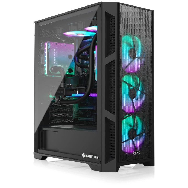 Кутия за компютър Raijintek ARCADIA III - MS4, ATX, Addressable RGB - 0R20B00247