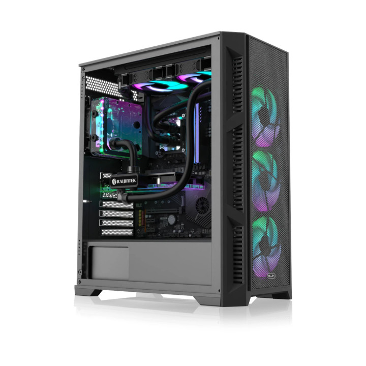 Кутия за компютър Raijintek ARCADIA III - MS4, ATX, Addressable RGB - 0R20B00247