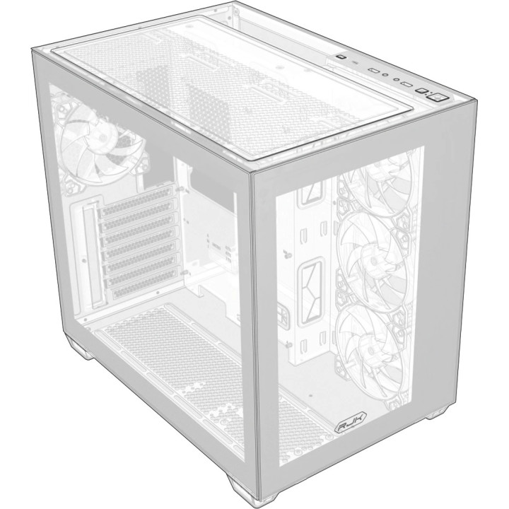 Кутия за компютър Raijintek PAEAN C7 BLACK, ATX  - 0R20B00222