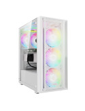 Кутия за компютър Gamdias AURA GC2 Elite White, ATX , Mesh, RGB, Tempered Glass - GAMDIAS-AURA-GC2-ELITE-WH