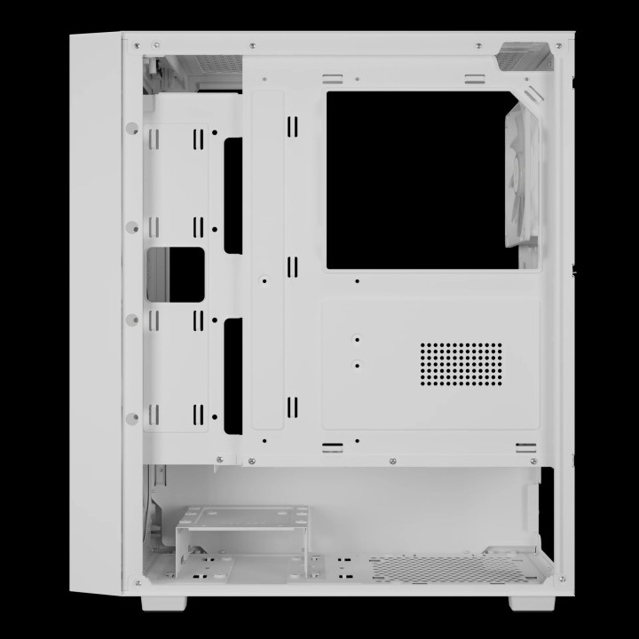 Кутия за компютър Gamdias AURA GC2 Elite White, ATX , Mesh, RGB, Tempered Glass - GAMDIAS-AURA-GC2-ELITE-WH