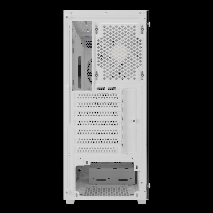 Кутия за компютър Gamdias AURA GC2 Elite White, ATX , Mesh, RGB, Tempered Glass - GAMDIAS-AURA-GC2-ELITE-WH