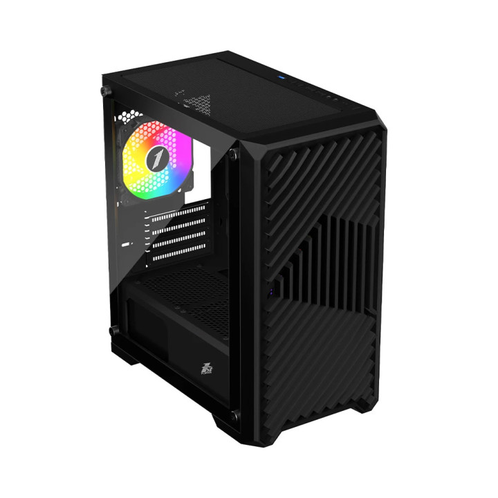 Кутия за компютър 1stPlayer TRILOBITE T5 Black, mATX - T5-4F1-BK