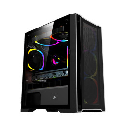 Кутия за компютър 1stPlayer TRILOBITE T4 Mesh Black, mATX - T4-BK-4F1