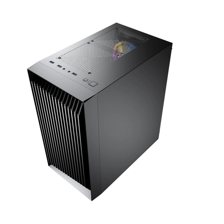 Кутия за компютър 1stPlayer BS-2, mATX, с 3бр вентилатори - BS-2-3F1-BK