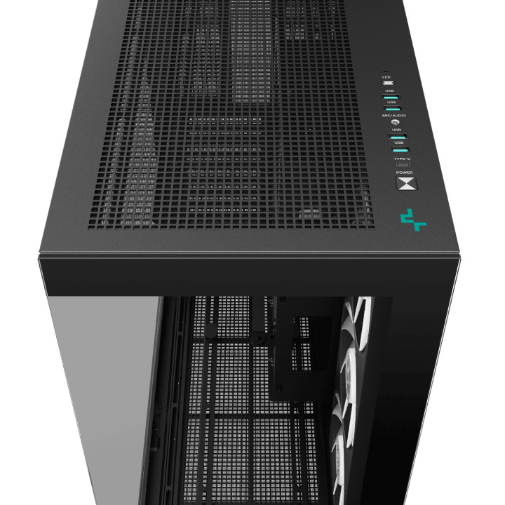 Кутия за компютър DeepCool CH780, E-ATX, Dual-Chamber - R-CH780-BKADE41-G-1