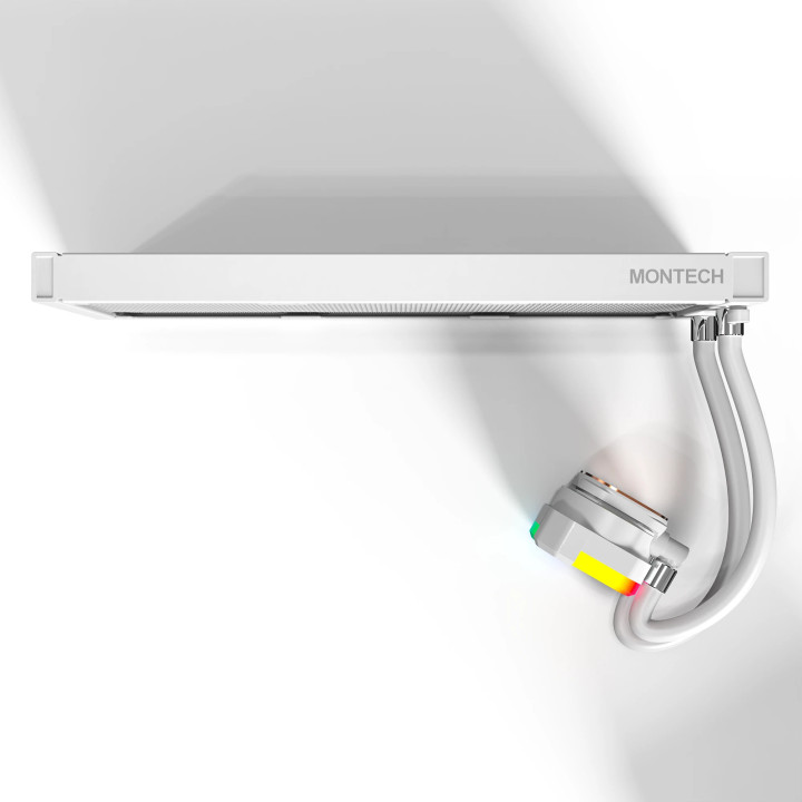 Водно охлаждане Montech Hyper Flow ARGB 360, CPU Liquid Cooler, White - MONTECH-HYPER-FLOW-ARGB-360-WH