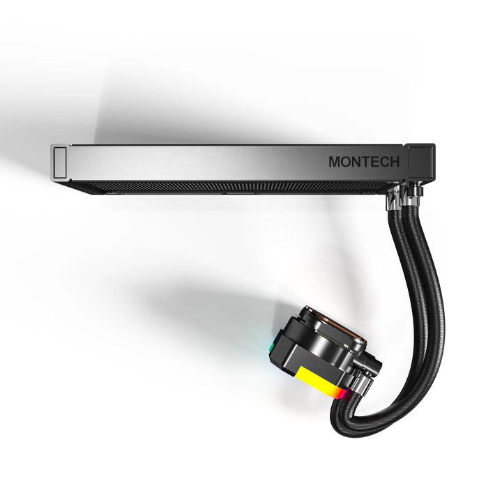 Водно охлаждане Montech Hyper Flow ARGB 240, CPU Liquid Cooler, Black - MONTECH-HYPER-FLOW-ARGB-240-BK