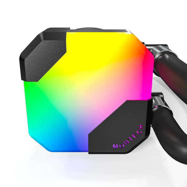 Водно охлаждане Montech Hyper Flow ARGB 240, CPU Liquid Cooler, Black - MONTECH-HYPER-FLOW-ARGB-240-BK