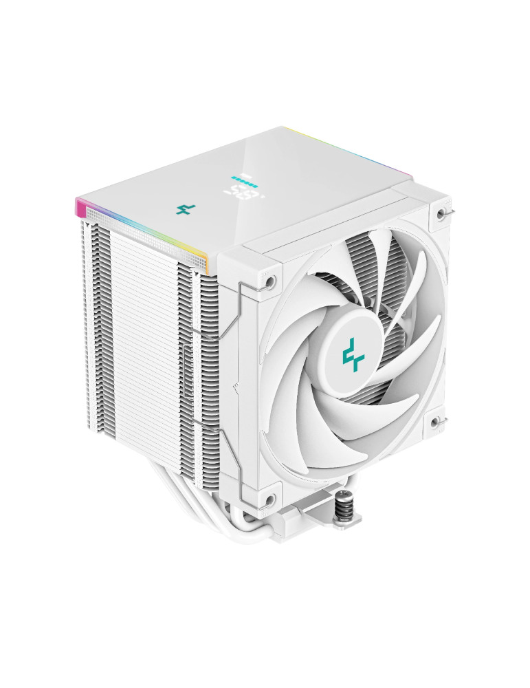 Охладител за процесор DeepCool AK500 Digital White, LGA1700/AM5 - R-AK500-WHADMN-G