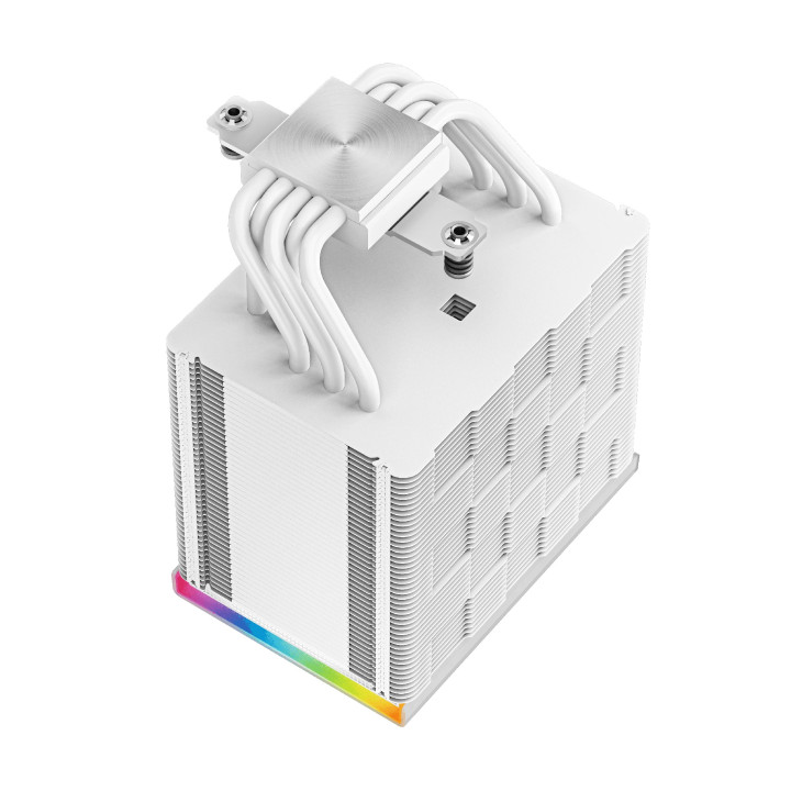 Охладител за процесор DeepCool AK500 Digital White, LGA1700/AM5 - R-AK500-WHADMN-G