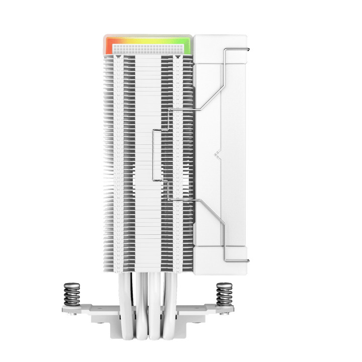 Охладител за процесор DeepCool AK400 Digital White, LGA1700/AM5 - R-AK400-WHADMN-G