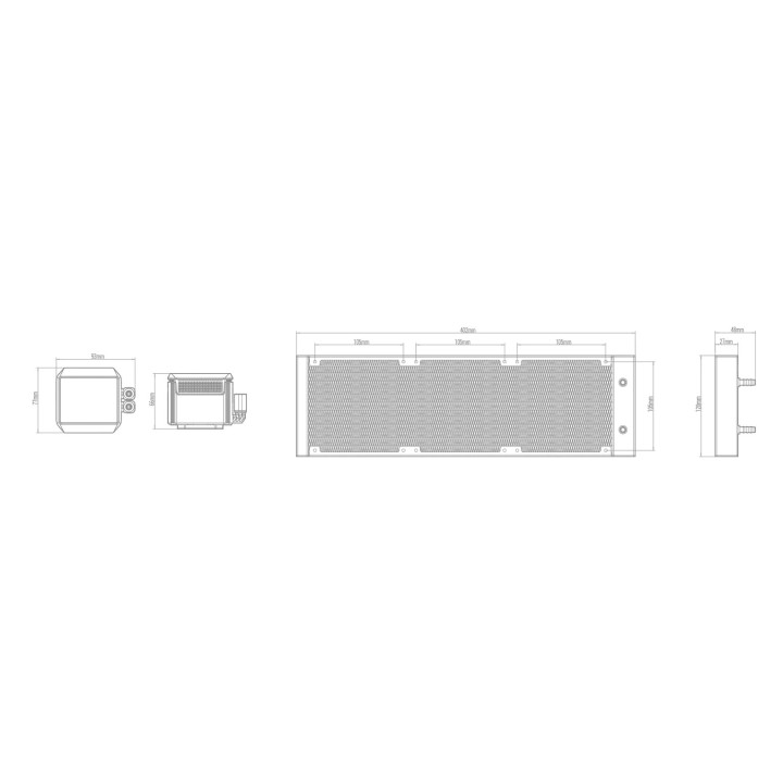 Водно охлаждане DeepCool MYSTIQUE 360, LCD Screen, A-RGB - R-LX750-BKDSNMP-G-1