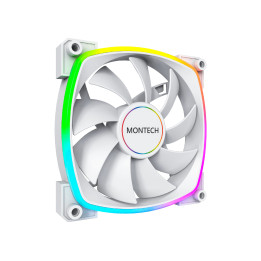 Вентилатор Montech AX140 PWM, Fan 140mm, ARGB, White - MONTECH-AX140-PWM-WH