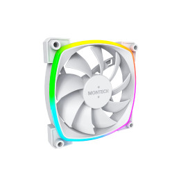 Вентилатор Montech AX120 PWM, Fan 120mm, ARGB, White - MONTECH-AX120-PWM-WH