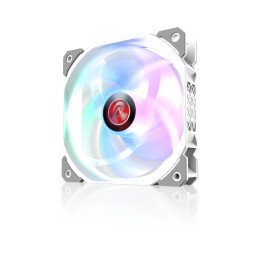 Комплект вентилатори Raijintek 2-in-1 AGERAS 12 WHITE ARGB-2, 2x120mm  - 0R40B00260