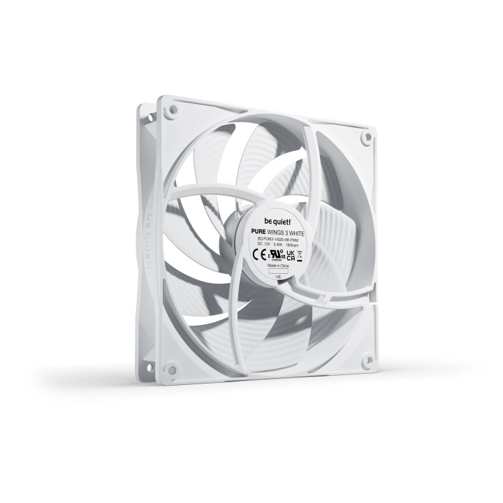 Вентилатор Be quiet! Pure Wings 3 140mm PWM high-speed White - BL113
