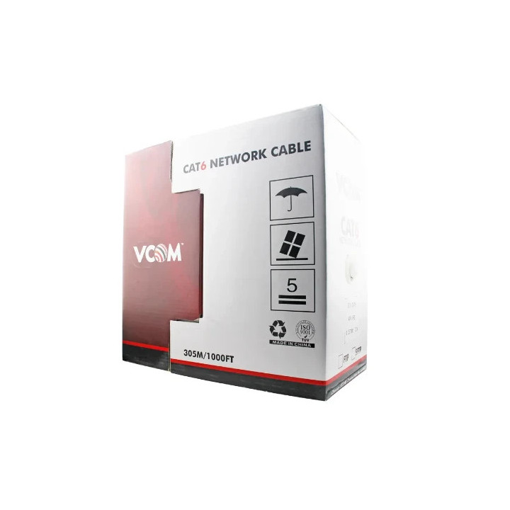 Кабел VCom FTP cable 4Pair Cat6 23AWG 305m - NC624-305