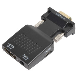 Адаптер VCom VGA M / HDMI F with Audio - CA337A