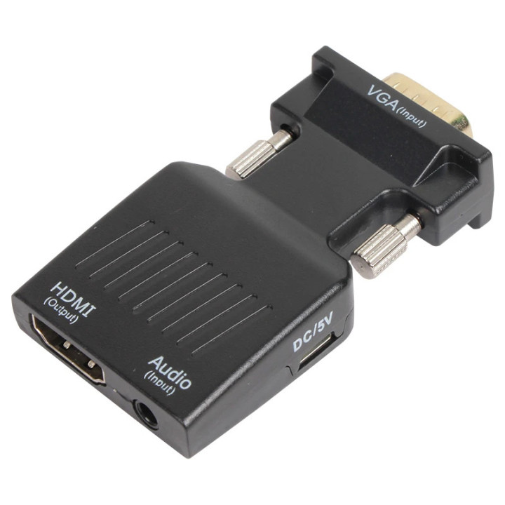 Адаптер VCom VGA M / HDMI F with Audio - CA337A