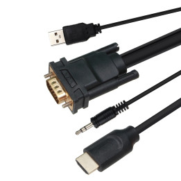 Кабел VCom VGA M / HDMI M - CG493A-1.8m