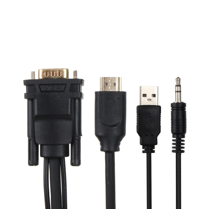 Кабел VCom VGA M / HDMI M - CG493A-1.8m
