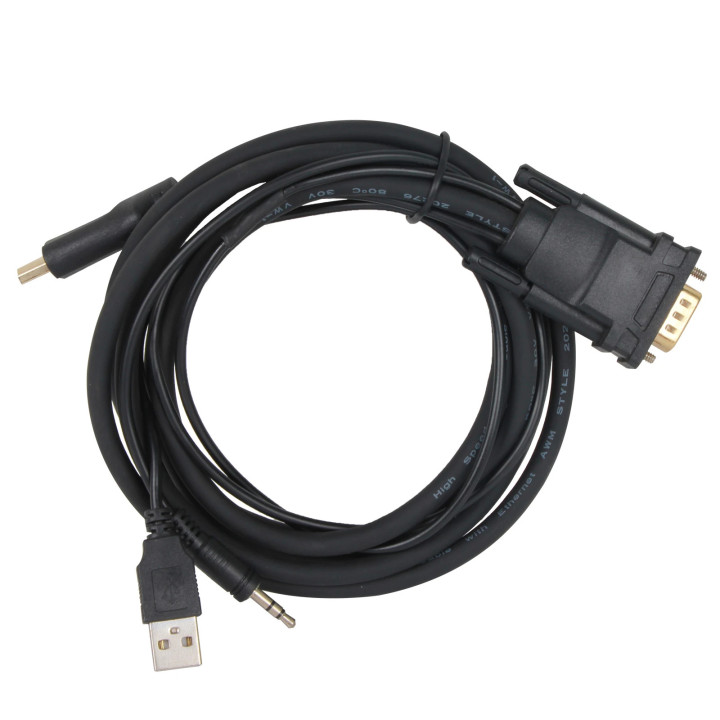 Кабел VCom VGA M / HDMI M - CG493A-1.8m