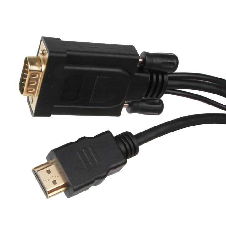Кабел VCom HDMI M / VGA M - CG598A-1.8m