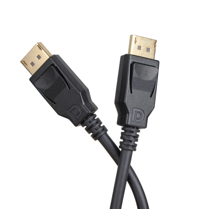 Кабел VCom Display Port 2.1 DP M / M - 8K, Black - CG651-1.0m