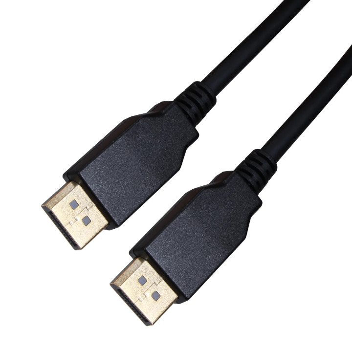 Кабел VCom Display Port 2.1 DP M / M - 8K, Black - CG651-1.0m