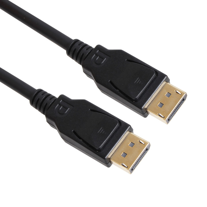 Кабел VCom Display Port 2.1 DP M / M - 8K, Black - CG651-2.0m