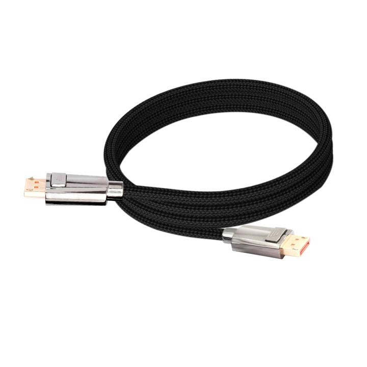 Кабел VCom Display Port 2.1 DP M / M - 16K, Black - CG655-2.0m