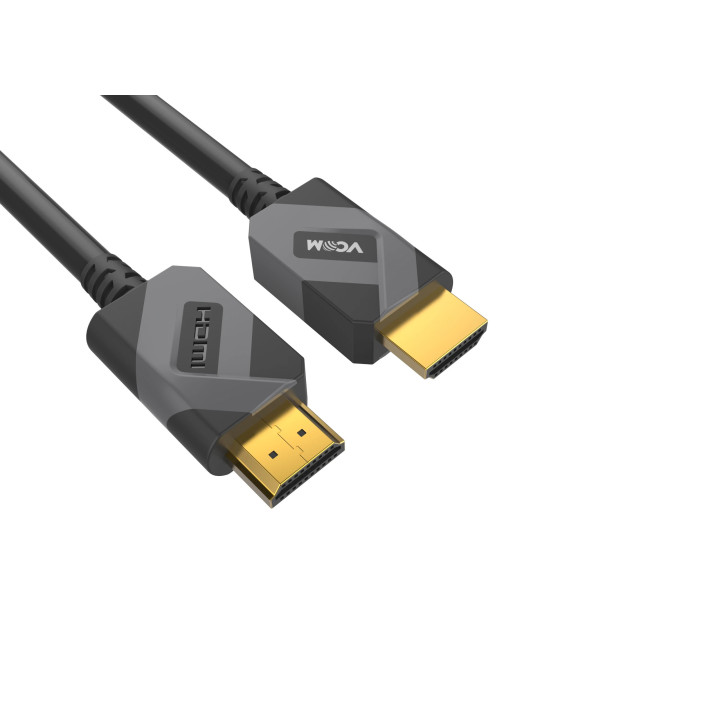 Кабел VCom HDMI v2.1 M / M 2.0m  - 8K Dolby Vision HDR, Black/Grey - CG805-2.0m