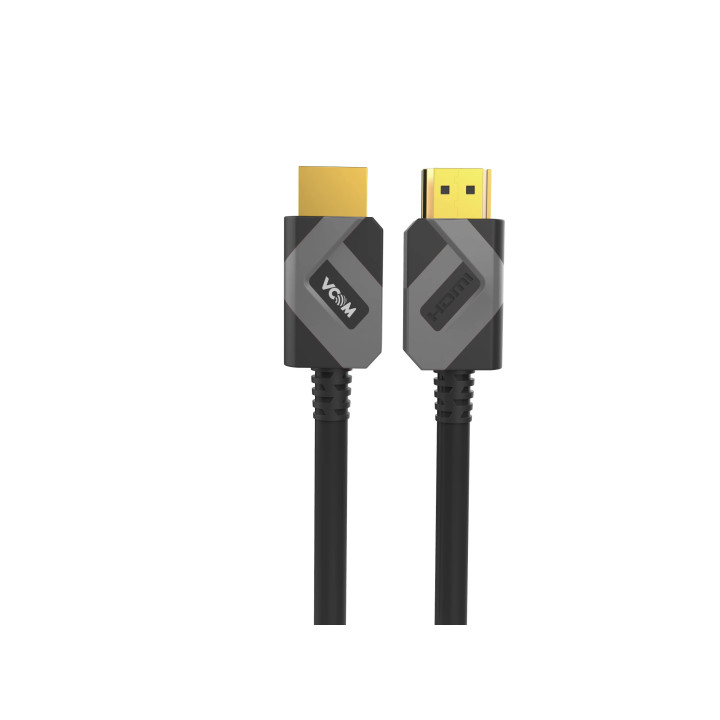 Кабел VCom HDMI v2.1 M / M 2.0m  - 8K Dolby Vision HDR, Black/Grey - CG805-2.0m
