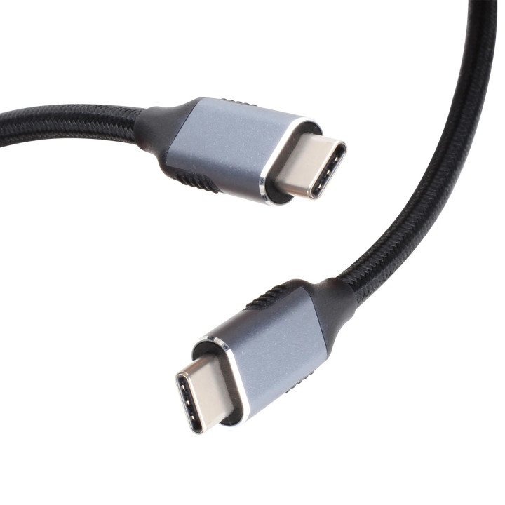 Кабел VCom USB2.0 Type-C/Type-C 100W 1m - CU407M-1.0m