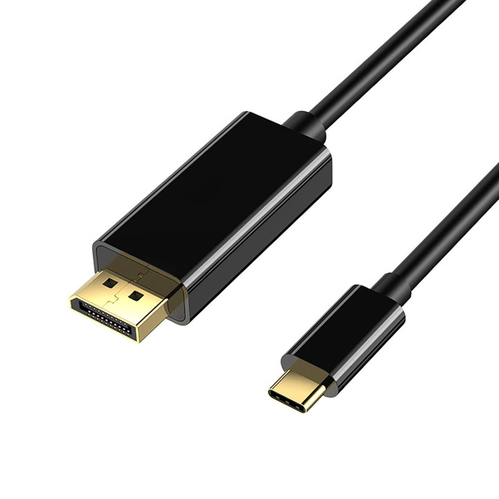 Кабел VCom Cable Type-C to DisplayPort - 8K Black - CU422C-1.8m