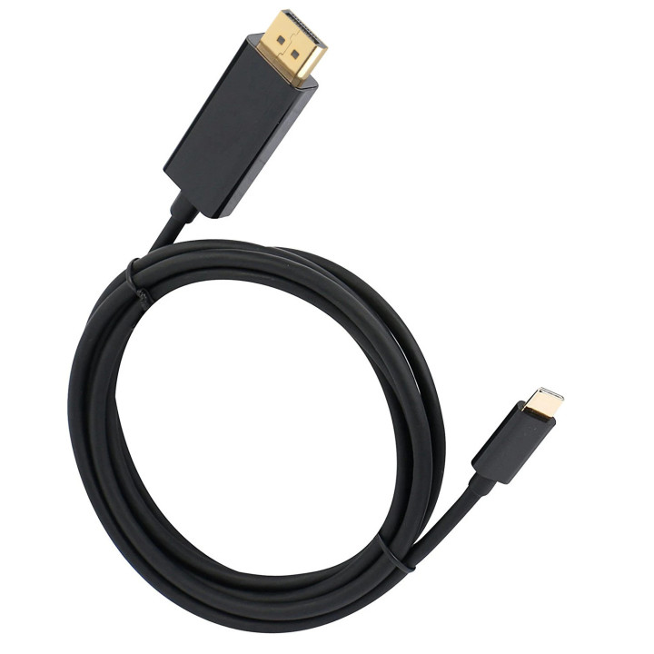 Кабел VCom Cable Type-C to DisplayPort - 8K Black - CU422C-1.8m