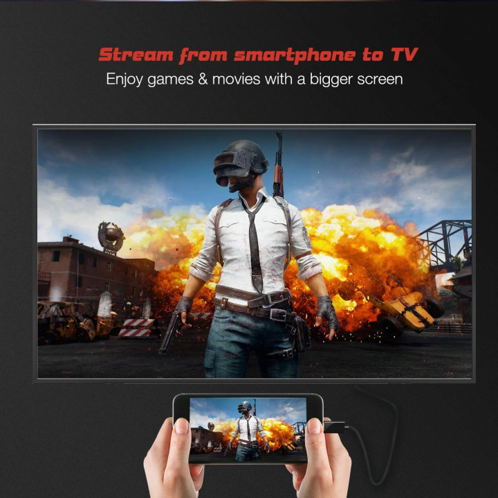 Кабел VCom Cable Type-C to DisplayPort - 8K Black - CU422C-1.8m