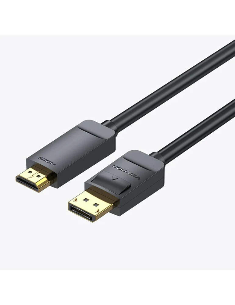 Кабел Vention DisplayPort to HDMI 3.0m - 4K, Gold Plated - HFOBI