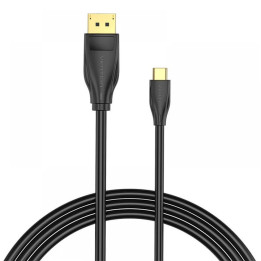 Кабел Vention Type-C to DisplayPort - 1.5m 8K Black - CGYBG