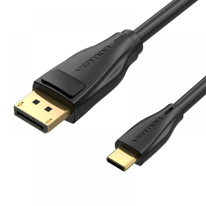 Кабел Vention Type-C to DisplayPort - 1.5m 8K Black - CGYBG