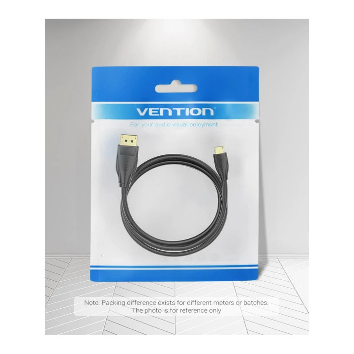 Кабел Vention Type-C to DisplayPort - 1.5m 8K Black - CGYBG