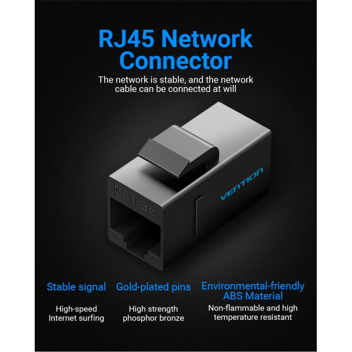  Съединител Vention LAN 8P8C Coupler - VDD-B07-B