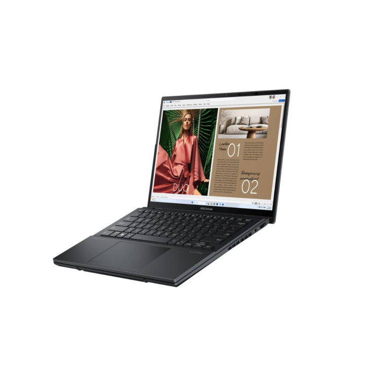 Лаптоп Asus Zenbook DUO UX8406MA-PZ051W, Intel Core Ultra 9 185H, 14" 3K OLED 120Hz Touch, RAM 32GB LPDDR5X, 2TB SSD, Windows 11 Home - 90NB12U1-M00F80